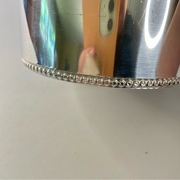 Vintage BW Buenilum Aluminum Pitcher w/ Ice Catching Lip Braided Handle - Picture 3 of 13